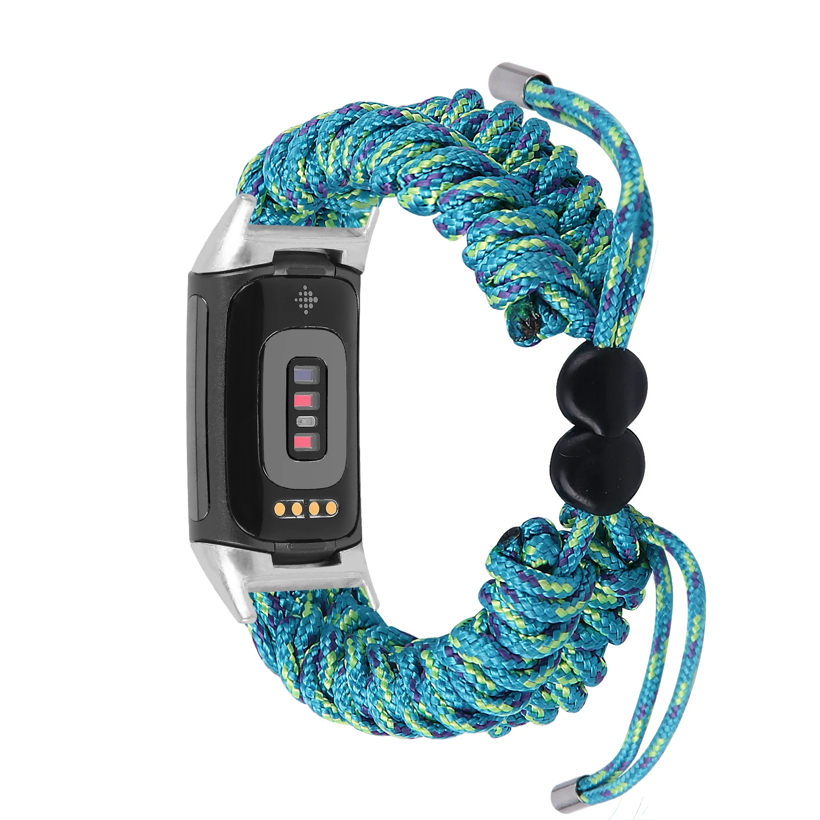 Fabric Braided Rope strap For Fitbit Charge 5 bracelet band Adjustable Women Men Watchband for fitbit charge 6 Smart Watch