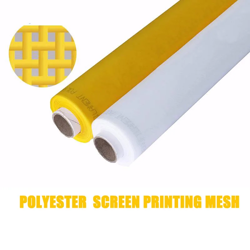 127CM Width 24T-80T Polyester Filter Mesh silkscreen White Silk Screen Printing Mesh Fabric Handwork DIY Filter Net  textiles