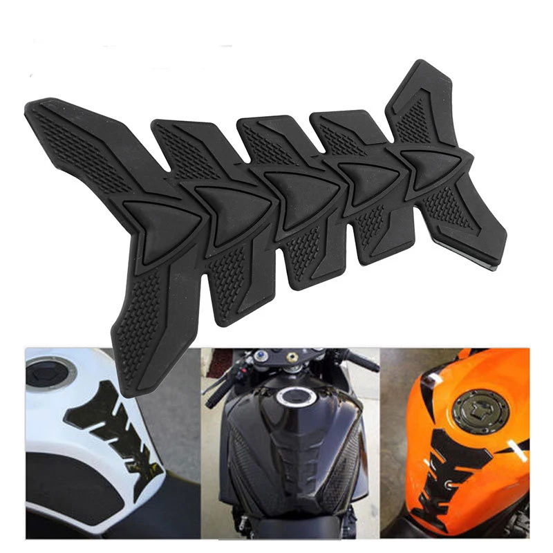 

3D Carbon Fiber Motorcycle Gel Oil Gas Fuel Tank Pad Protector Sticker Decal Fit