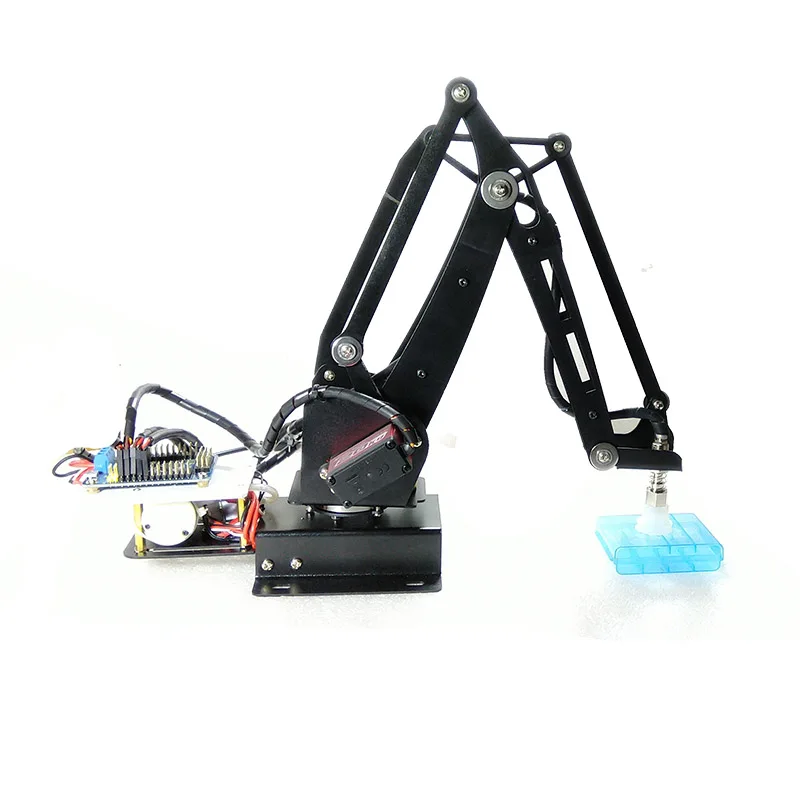 500g Payload 4 DOF Mechanical Robot Arm with Suction Cups Suction Pump Industry Manipulator with Digital Servo Controller