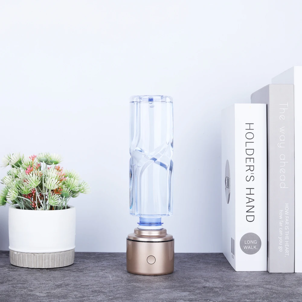 مولد مياه هيدروجين MRETOH Hertz الذكي ، زجاجة نانو يمكن أن تسمح بتنفس غاز H2 أسفل ضغط الدم وتعزيز الدورة الدموية