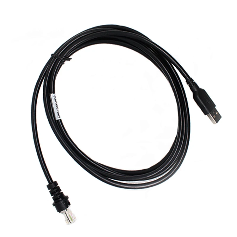 كابل USB 2M مستقيم جديد متوافق مع قطع غيار ماسح الباركود Honywell MS7320 MS7625