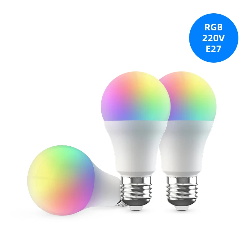 3 Pack BroadLink LB27 R1 Smart Wi-Fi RGB Bulb E27 220V Works With Google Home & Alexa