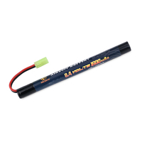 8.4v 1600mAh Stick Mini NiMH Battery Pack With Mini Tamiya Connector Assembled For Airsoft Guns Cyma AK47 Kalashnikov AK47