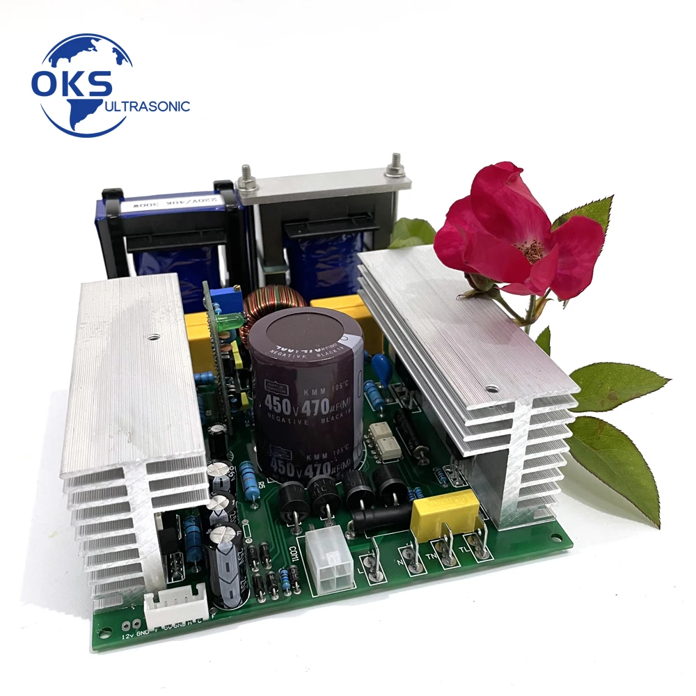 600w 20-40khz Vibration Power Ultrasonic PCB Generator For Driving Vegetable Fruits Cleaner