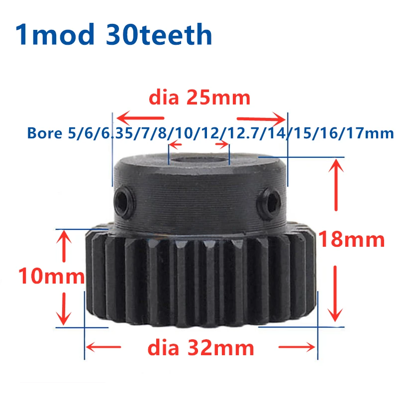 5pcs 1Mod 10x10x1000mm spur Gear rack right 5pcs 30teeth Gear rack Precision cnc rack straight teeth Toothed rack