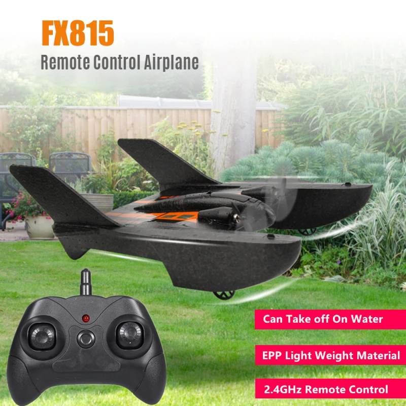 Remote Control Airplane Take-off On Water Spaceship Shape High Toughess Anti-Crash EPP Light Weight Material Electric RC Plane