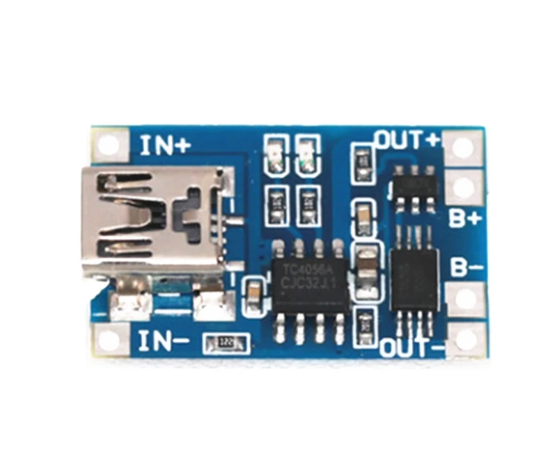 1Pcs 5V 1A Micro Usb 18650 Type-C Lithium Batterij Opladen Board Charger Module + Bescherming Dual functies TP4056 18650