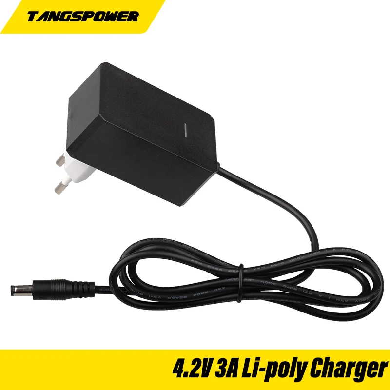 4.2V 3A 18650 Lithium Battery Portable Wall Charger 4.2V 3.7V 3.6V 18650 Lithium Battery Charger DC 5.5*2.1mm Connector