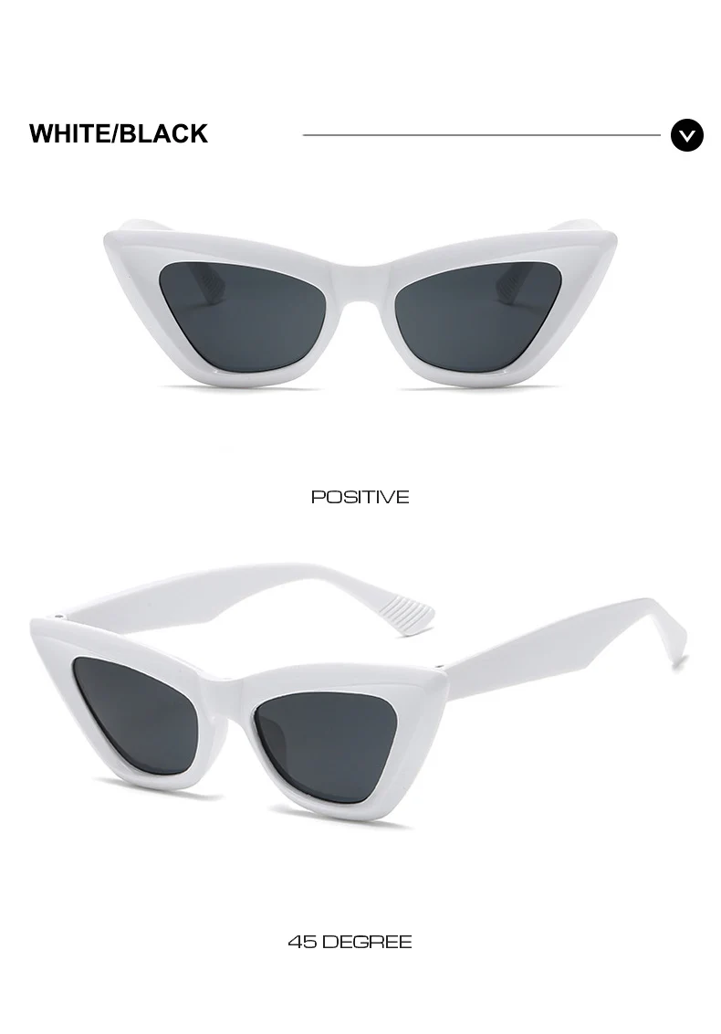OEC CPO Retro Cat-Eye-Sonnenbrille für Damen, modisch, bunt, grün, Sonnenbrille, Vintage-Sonnenbrille, Brillen, Oculos Lunette De Soleil – Detail 11
