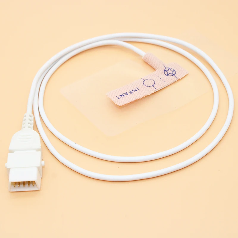 Compatible with BCI 1300 1301 1302 1303 disposable Spo2 sensor cable for adult/pediatric/Infant/Neonate,20pcs DB9 spo2 probe.