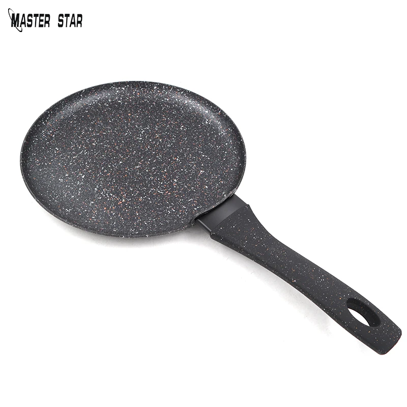 Master Star-Granite Coating Teflon Sartenes Frying Pan, Non-Stick, 24cm, Crepe Induction Cooker, New Design, 2021