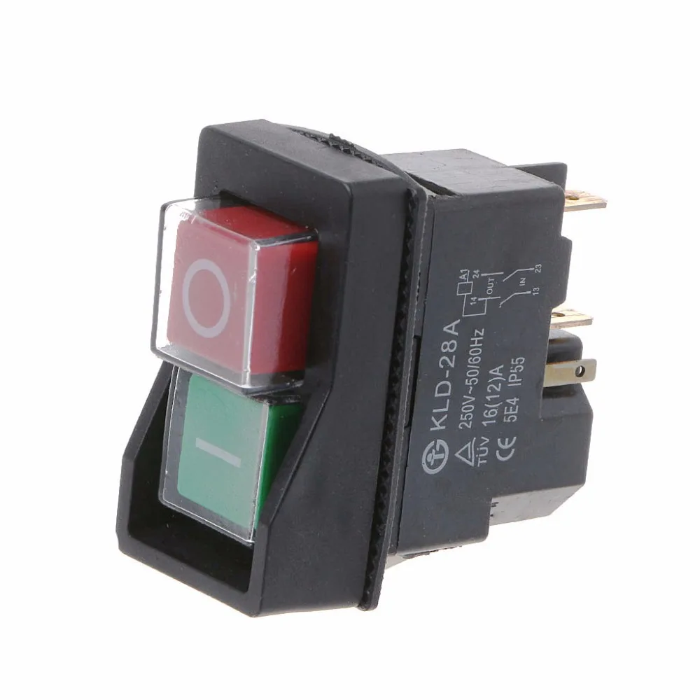 KLD-28A Waterproof Magnetic Switch Explosion-proof Pushbutton Switches 220V 18A IP55 