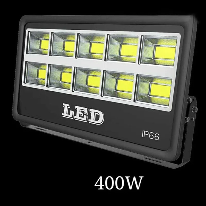 4PCS 50W 100W 150W 200W 300W 400W 500W AC85-265V Waterproof LED Floodlight COB Led Spotlight For Outdoor Garden Lighting