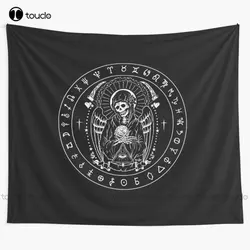 Holy Death Santa Muerte Tapestry Tapestry Wall Hangings For Sale Blanket Tapestry Bedroom Bedspread Decoration Background Wall