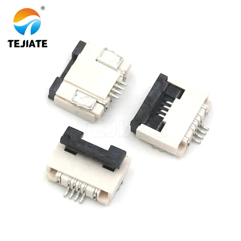 10PCS FFC/FPC Connector Flat Cable Socket 0.5MM Adapter 4/5/6/8/9/10/12/14/16/18/20/22P Down Flip Type Plug Kit