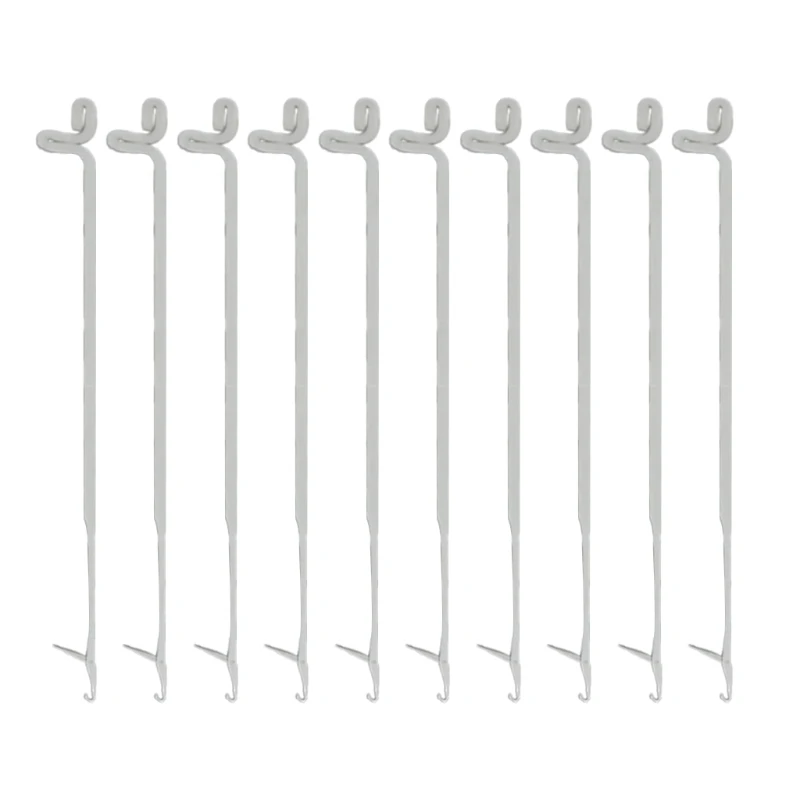 10 Pcs Crochet Threader Beading Needles Stringing Tool DIY Jewelry Making 80mm