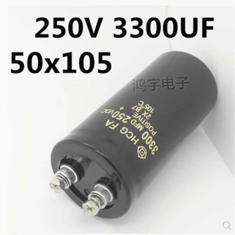 

Imported Screw Foot Capacitor 250V3300UF Electrolytic Capacitor 3300MFD250VDC