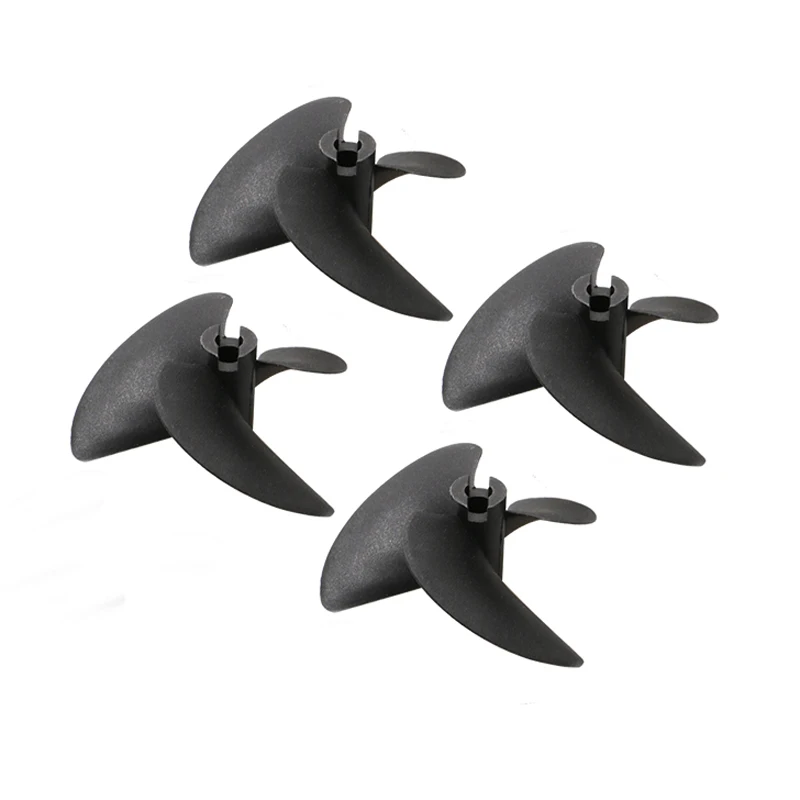 4PCS RC Boat 3-blade Nylon Propeller Diameter 36mm/47mm/52mm/55mm/57mm Marine Paddle with 4mm/4.76mm Shaft Hole Plastic Props