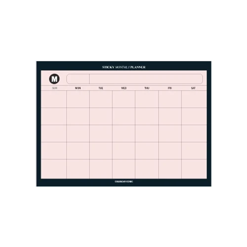 30Sheets Creative Simple Desktop Schedule Tearable Month Plan Note Book Work Efficiency Summary Plan Memo Pad To Do List