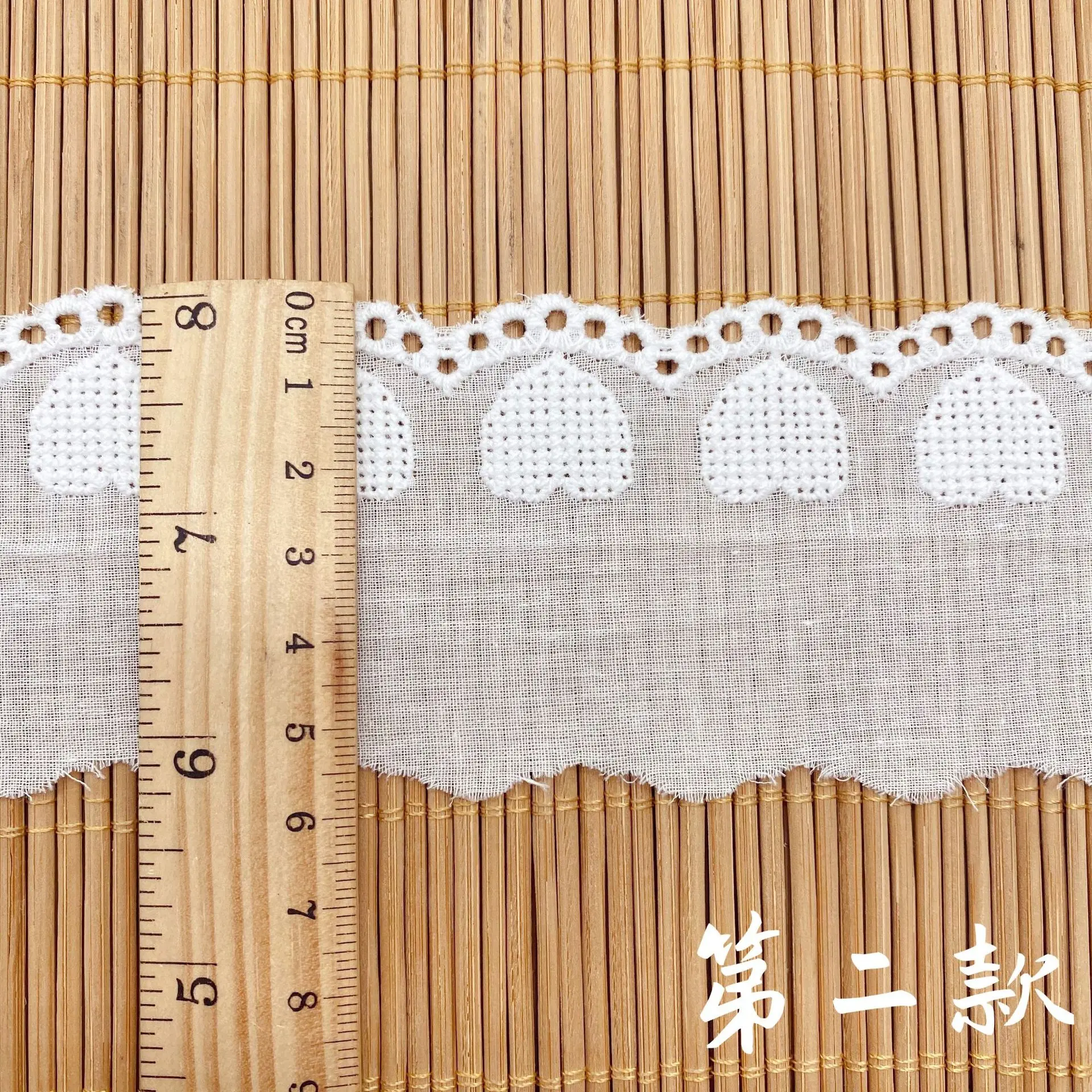 White Beige Vintage Cotton Cloth Embroidered Lace Trim Clothes Dress DIY Necklace Handmade Jewelry Lolita Clothing Sewing Lace