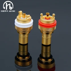 CMC 805-2.5f RCA Socket HIFI Audio Amplifier Connector Of Speaker Socket Copper Gold Plated RCA Connector