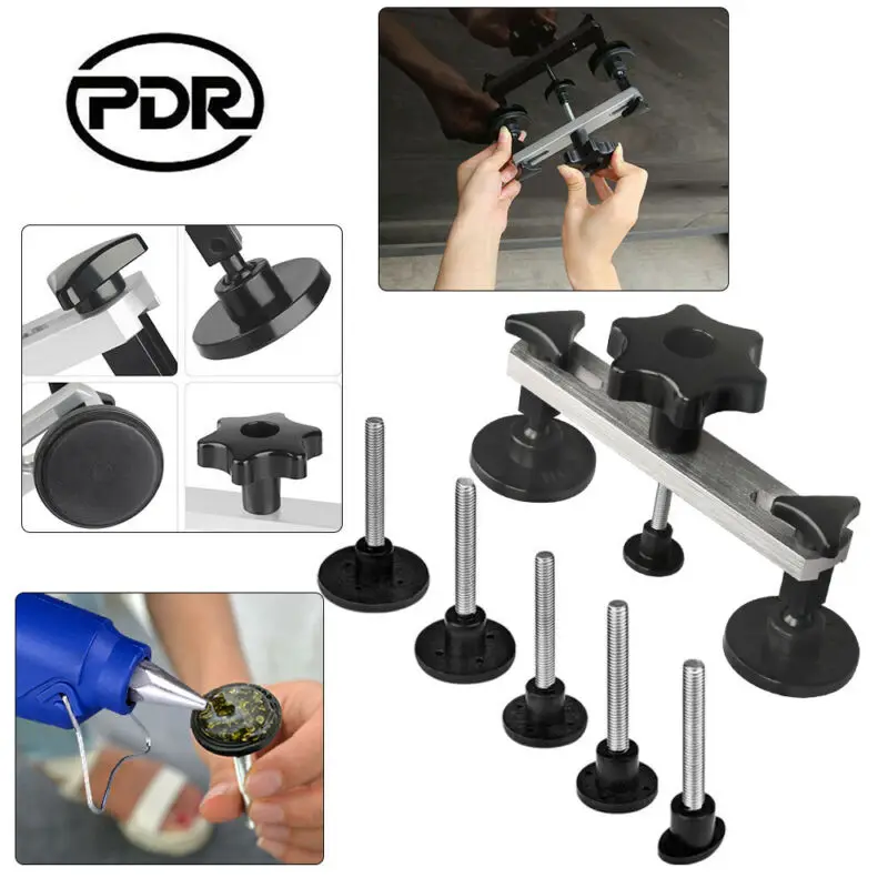 Super PDR Auto Body No Damage Original Paint Repair Kit DIY Dent Puller 220V Glue Gun Reverse Hammer Pen for Auto Repair