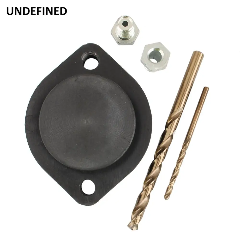 Motorcycle Exhaust Stud Drilling Kit Drill Plate Tool For Harley Buell Blast 500 Softail Touring Sportster XL883 Tri accessories