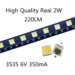 50-1000 sztuk 2W 6V 3V 1W 3535 LED SMD wymienić LG Innotek LCD TV tylne światło koraliki podświetlenie TV dioda naprawy aplikacji