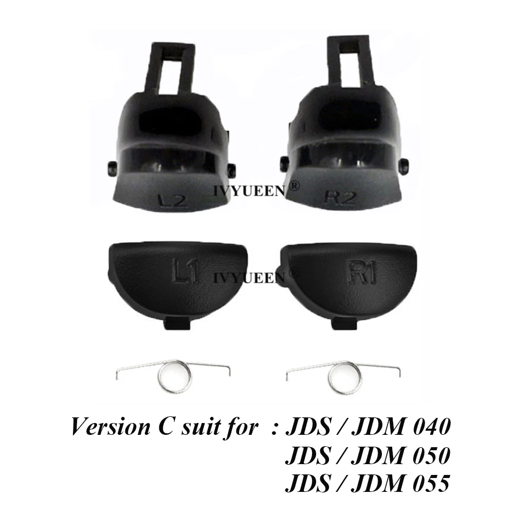 IVYUEEN for Dualshock 4 PS4 Pro Slim Controller R2 L2 Buttons for PlayStation PS 4 Gamepad L1 R1 JDS JDM 055 050 040 030 011 001