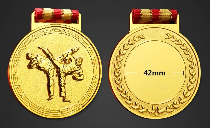 Competição esportiva universal ouro e prata cobre personalizado sanda judô wrestling boxe competição metal medalha de ouro 2021
