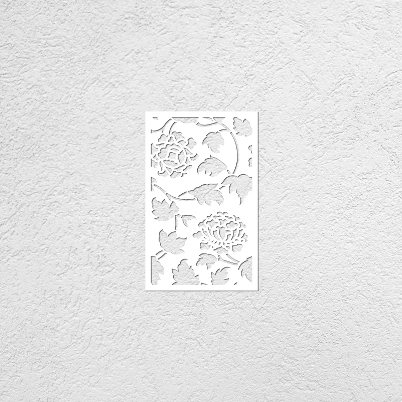 50cm 70cm Stencil For Wall Decor Large Mandala Paint On The Painting Tiles Niches Template Furniture Flower Rose Floral S120