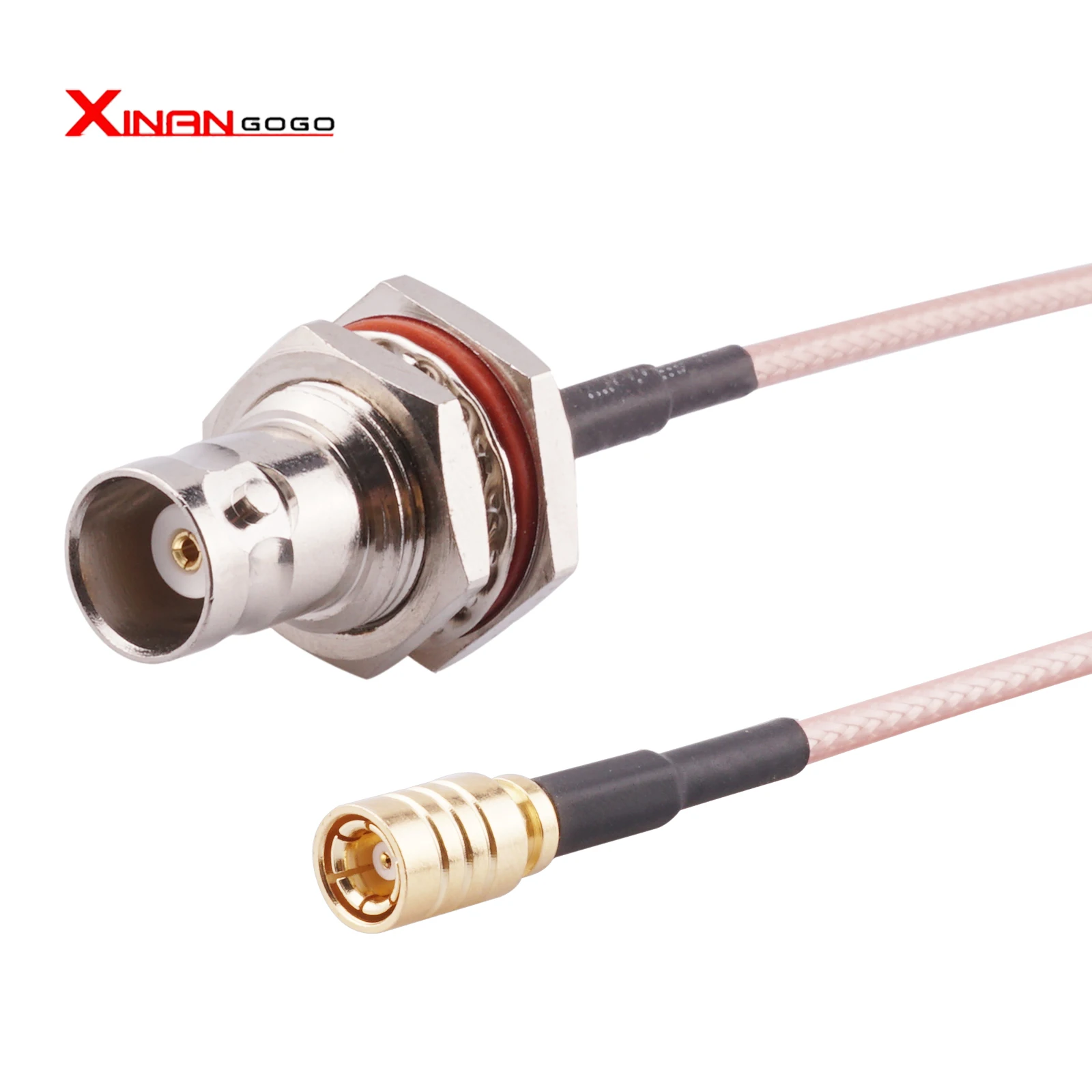 

XinAnGoGo RF Coaxial SMB to BNC RG316 Pigtail Cable 15CM-1M SMB Female to BNC Female