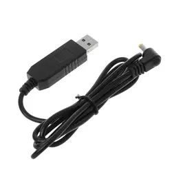 Kabel do ładowarki usb lampką kontrolną do dużej pojemności UV-5R przedłużyć BF-UVB3 baterii Batetery Ham Walkie Talkie Ra