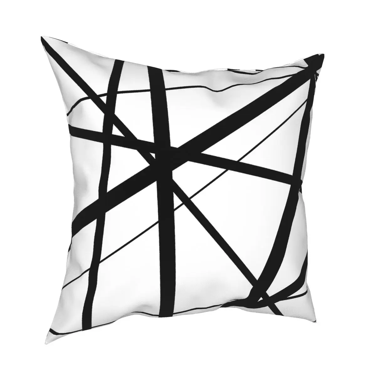 

Black And White Geometric Lines Pillow Case Home Decorative Modern Abstract Cushions Throw Pillow for Sofa Double-sided Printing