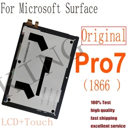 Original Lcd For Microsoft Surface Pro 7 1866 LCD Display Touch Screen Digitizer For Microsoft Surface Pro 7 Pro7 Lcd Assembly