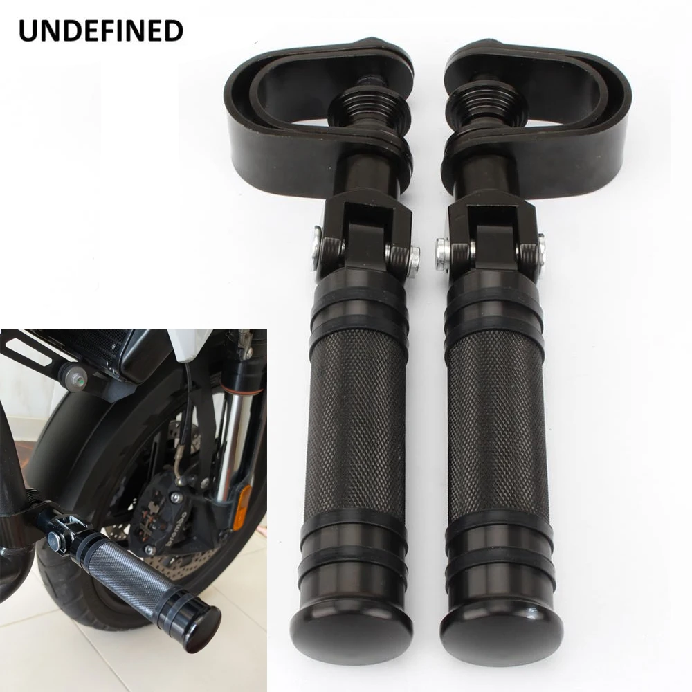 

1" 25mm 1.25" 32mmBillet Crash Bar Engine Guard Highway Foot Peg Clamps Mounts Footrest For Harley Most Motorcycle Pegs