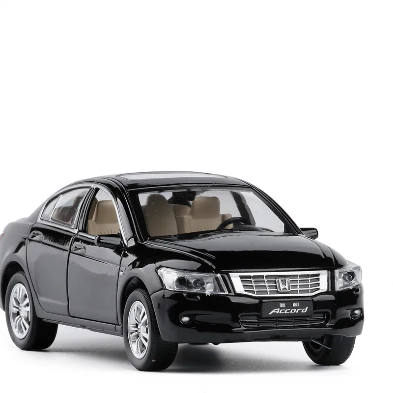 Gifts 1:32 Honda Accord 8 Alloy model,simulation die-casting sound and light collection model,children\'s toys,free shipping