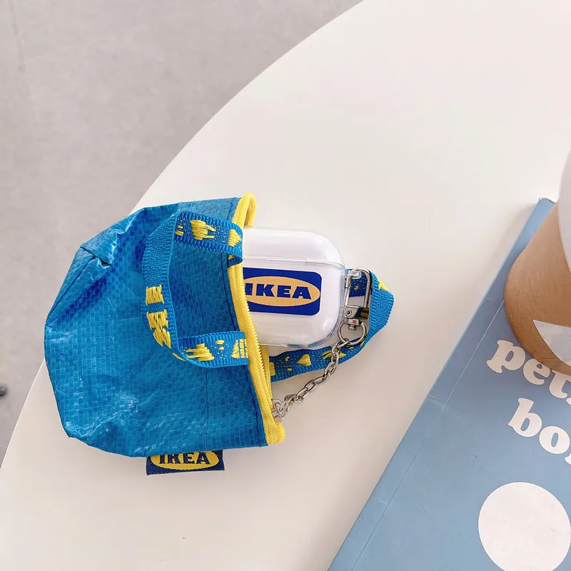 2021 귀여운 투명 마그네틱 무선 이어폰 케이스, 에어팟 3, 에어팟 1 2 프로용 보호 헤드셋 가방, 가방 포함