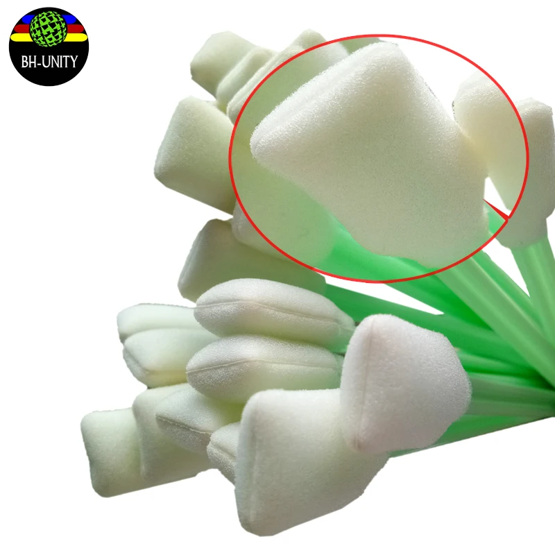 10bags/lot cleaning stick 13cm for printhead cleaning sponge (each bag for 50pcs)