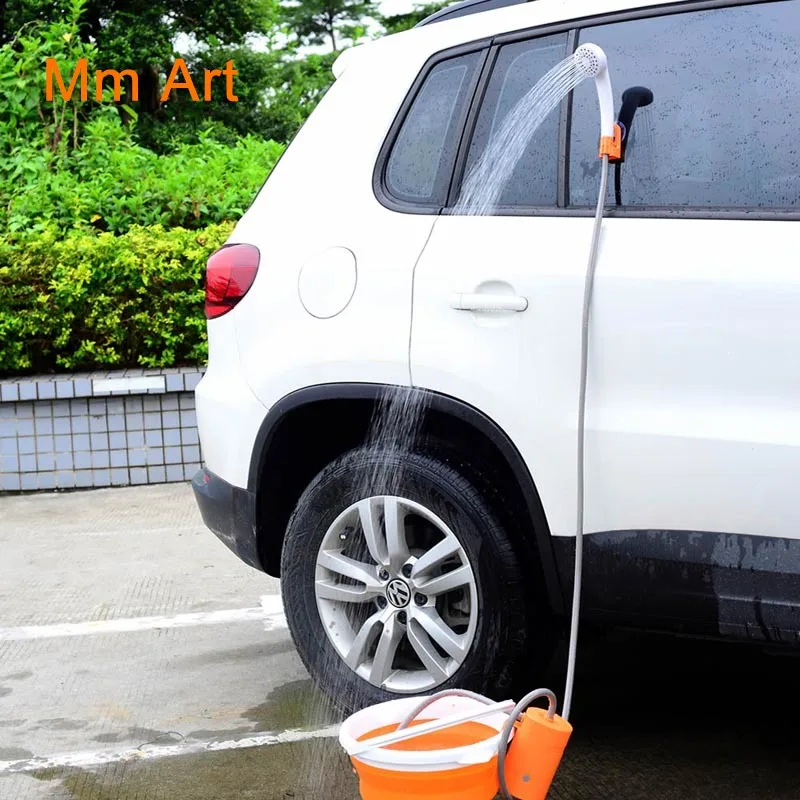 Outdoor Miracle Baby Sponge Car Outdoor Camping Mobile Simple Portable Electric Shower Shower Bath Tent