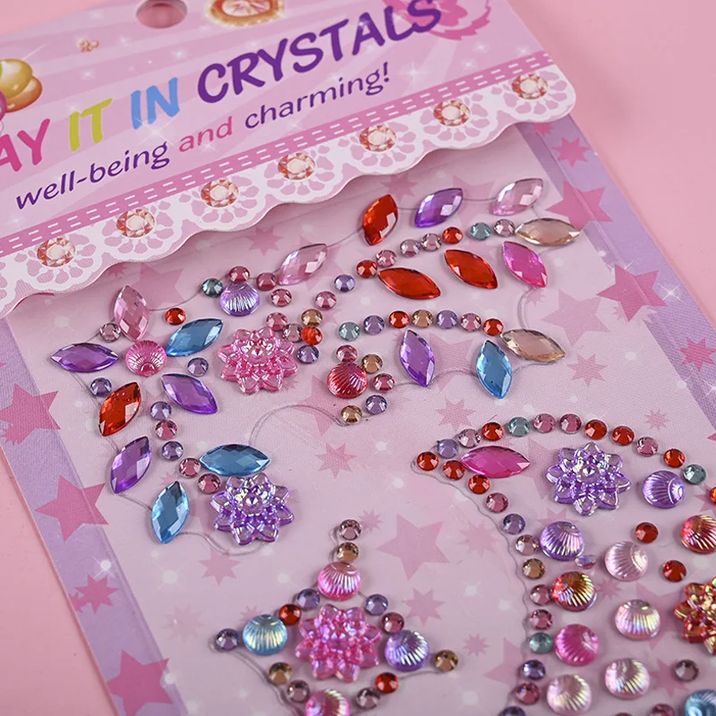 1pc Moon Star żywica akrylowa diamentowa naklejka DIY Scrapbooking telefon komórkowy wykonywanie makijaż Decor Nail Stick Label biurowe