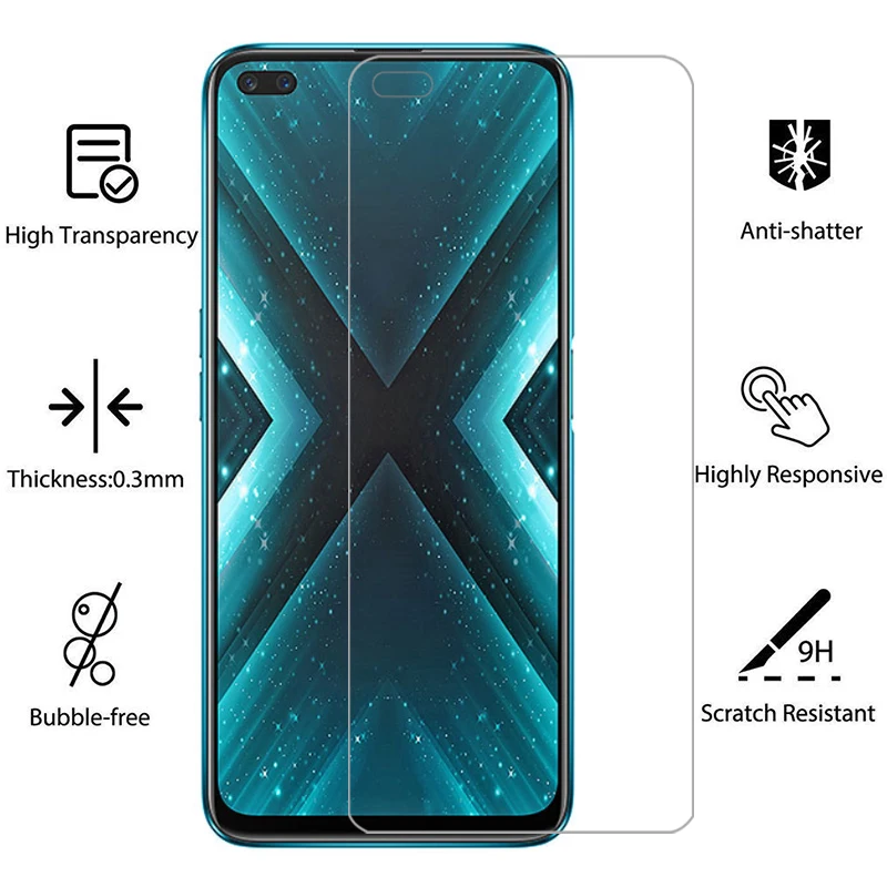 tempered glass screen protector for realme x3 superzoom case cover on realmex3 realmi x 3 3x 6.6 protective phone coque bag 360