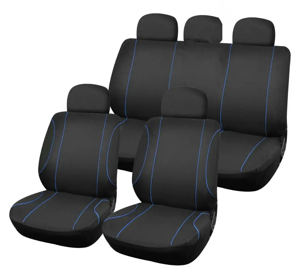 Universal Car Seat Cover 9 Set Full Seat Covers for Crossovers Sedans Auto Interior Styling