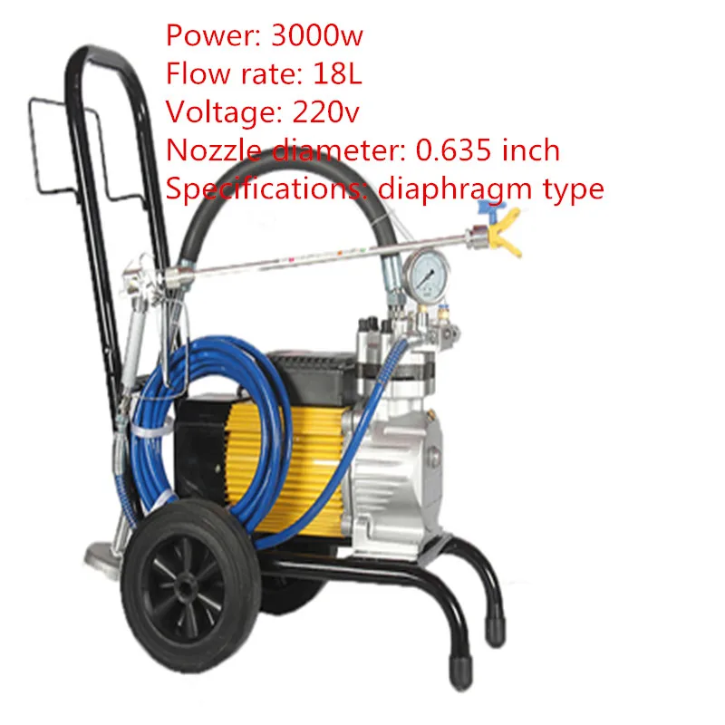 Airless Spraying Machine High pressure 990 /1900/2600High Power High PressureLatex Paint Spraying High quality 3000W 4000W 4500W