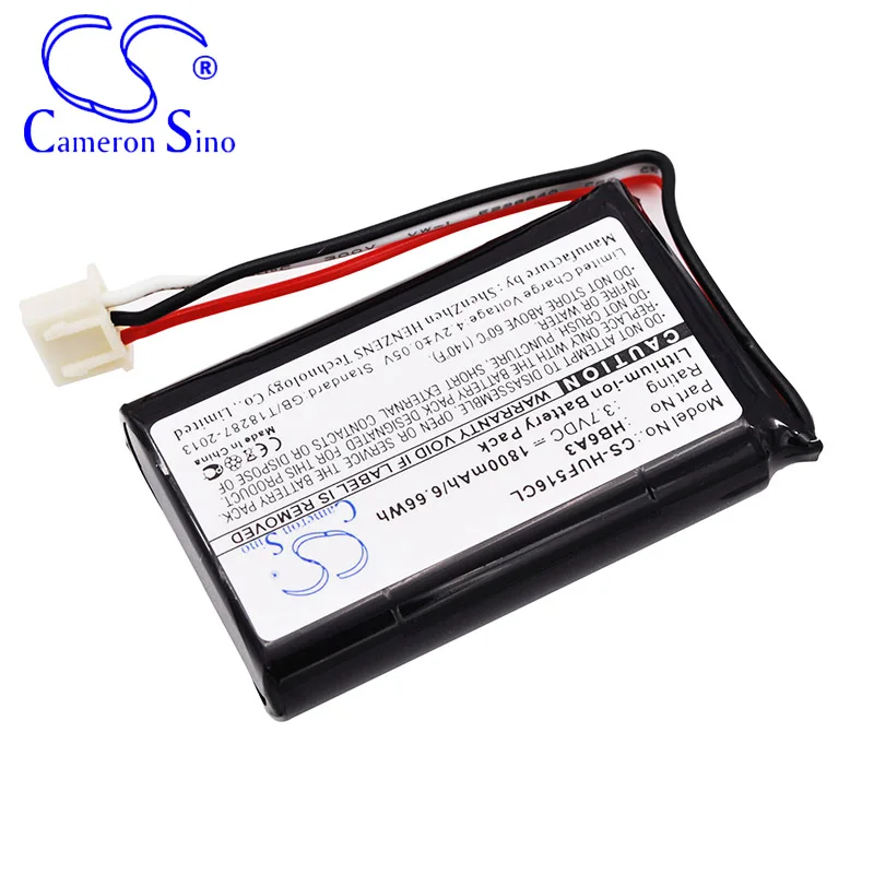 Batería de cámara inalámbrica para teléfono móvil Huawei, pila fija de 1800mAh, compatible con modelo F501, F516, F530, FP515H, ETS5623, HB6A3