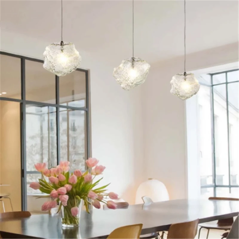 

Nordic Pendant lights Creative Glass Hanging Light For Living Room Decor Chandeliers Bar Loft Bedroom Bedside Led Light Fixtures