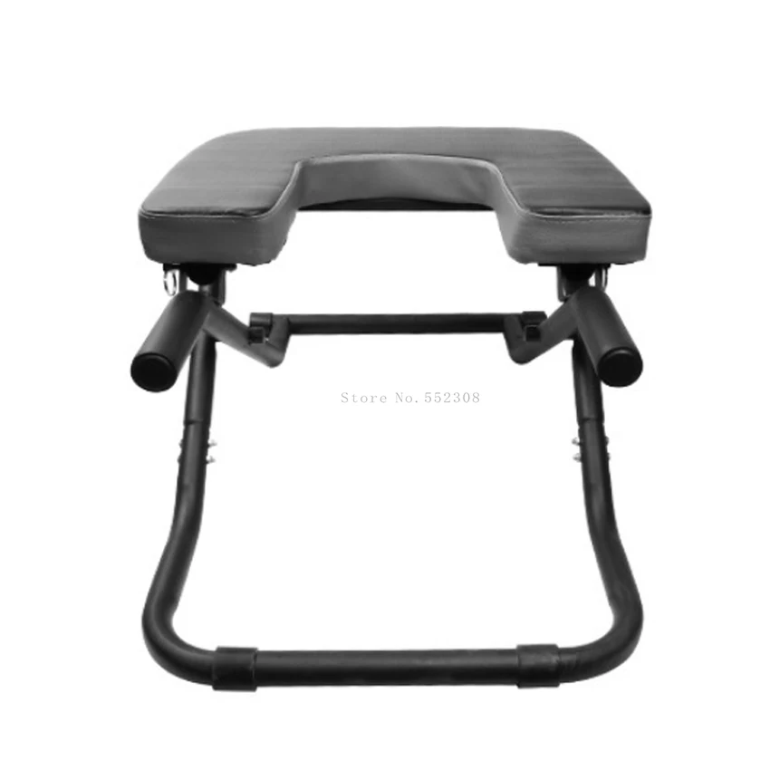 

Foldable Yoga Chair Handstand Bench Therapy Exercise Fitness Stool Household Upside Down Workout Device Steel Inverted Bench