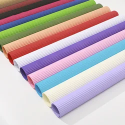 5pcs/set 50*70cm Pure color corrugated paper retractable flower paper florist supplies DIY origami paper cutting