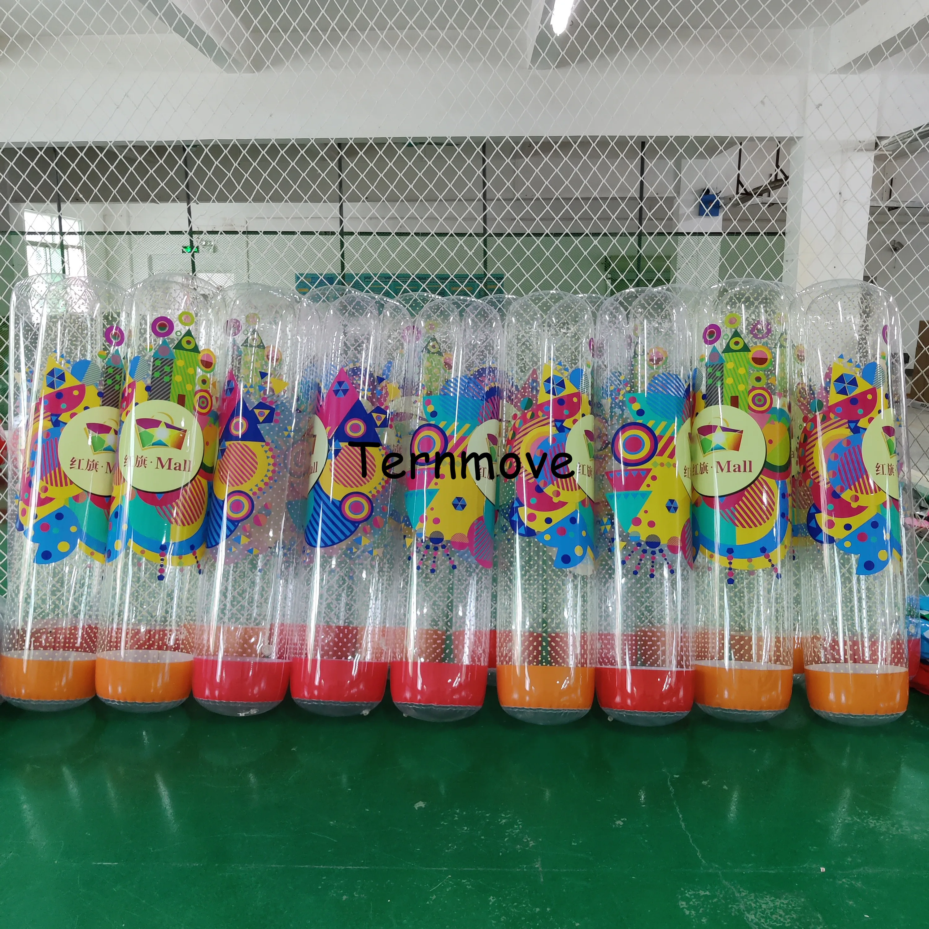 

inflatable Interaction tumbler for advertising promotion pvc tube decoration on the shopping mall for event take picture